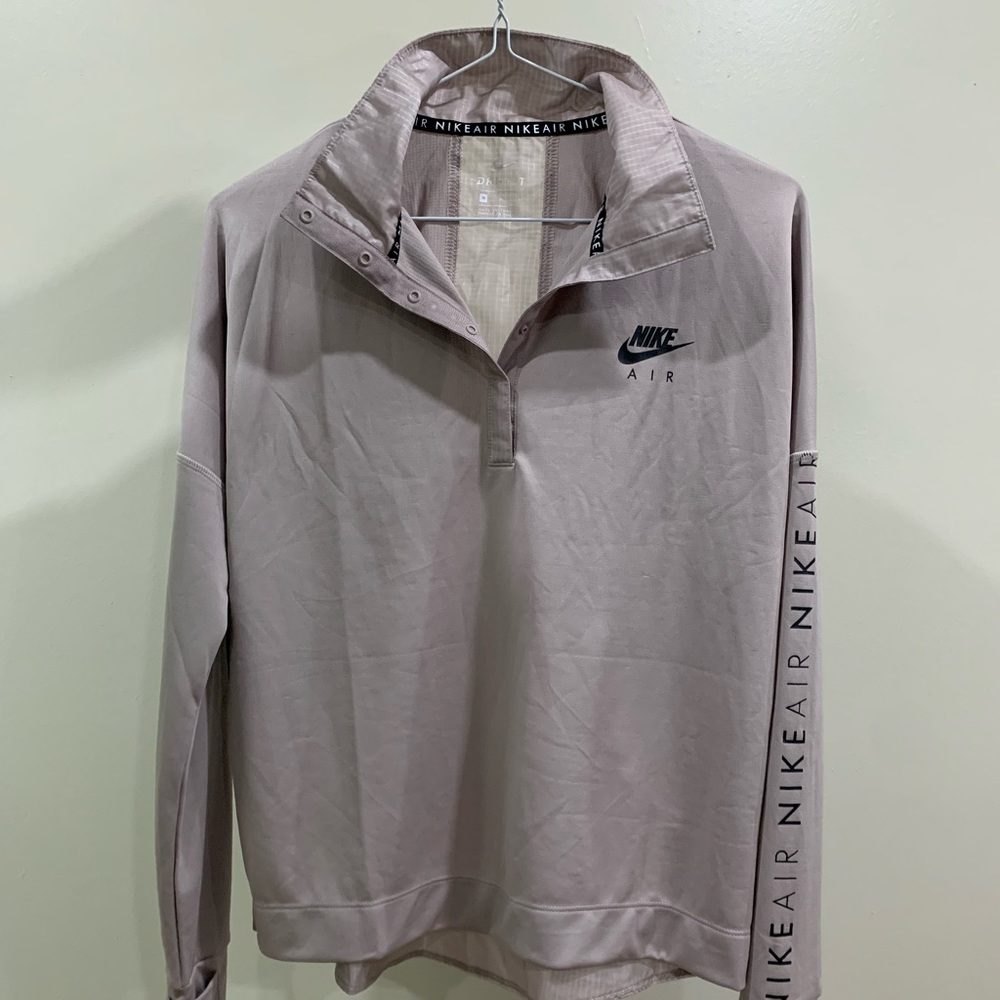 Beige Nike Air Womens Midlayer Sweatshirt